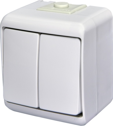 Выключатель 2-клавишный (IP54) VHE-2 | код 004668001 | ETI