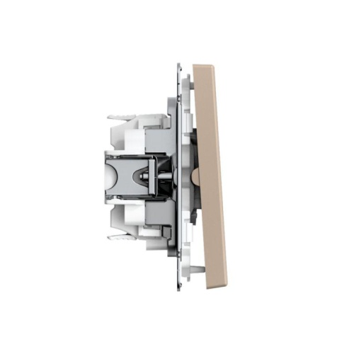 ARTGALLERY 2-клавишный ВЫКЛЮЧАТЕЛЬ КНОПОЧНЫЙ, 10АХ, механизм, быстрозажимные клеммы, ПЕСОЧНЫЙ | код GAL001217S | Systeme Electric фото 8