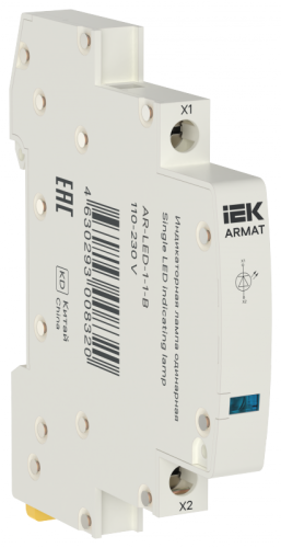 ARMAT Лампа инд. одинарная LED 110-230В AC гол. IEK | код AR-LED-1-1-B | IEK ARMAT Лампа инд. одинарная LED 110-230В AC гол. IEK | код AR-LED-1-1-B | IEK