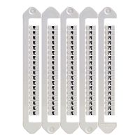 Маркировка для клемм, ширина 5 мм, символы 17 , вертикальная ориентация | код NUTB-5-17V | DKC