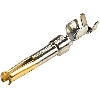 Розеточный обжимной контакт REVOS, диаметр контакта 1,0 мм, сечение обслуживаемых проводников 0,09-0,25 мм кв., тип покрытия контактов: золото | код 02.125.4629.7 | Wieland