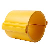 Труба разборная ПНД d160 мм (3 м) 750Н желтая-Plast | код  tr-hdpe-160-750-yellow | EKF