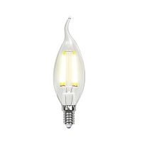 Лампа светодиодная LED 5вт 200-250В свеча диммируемая 450Лм Е14 4000К Uniel Air филамент | код UL-00002862 | Uniel