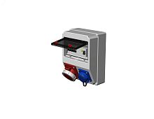 Устройство распределительное настенное пластик IP67 40A корпус 222х284х122 серый | код 10028 | AlpenBox