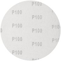 Круги шлифовальные сплошные (липучка), алюминий-оксидные, 150 мм, 5 шт Р 100 | код 39805 | FIT