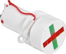 Светодиодная лампа СКЛ-14-КЛ-2-220-ИН, красно-зеленая, индикатор направления, 220В 50Гц/пост., диаметр посадочного отверстия 22мм, УХЛ2.1 (два винтовых контакта, один гибкий вывод с наконечником под М3) | код A8021-80069626 | Каскад-Электро