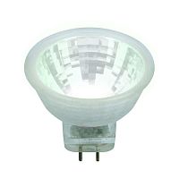 Лампа светодиодная, 220V. Прозрачная. Белый свет (4000K). Картон. ТМ .LED-MR11-3W/NW/GU4/220V GLZ21TR | код UL-00001703 | Uniel