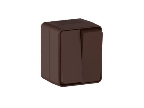 Выключатель 2-кл. ОП AtlasDesign PROFI IP54 10AX корич. SE ATN546051 фото 6