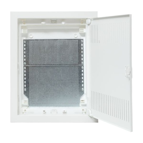Встраиваемый слаботочный щит Nova 2 габарит с металлической перфорированной дверью IP40 EKF | код nv-mb-pmd-2 | EKF фото 5