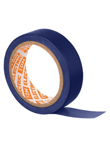 Изолента ПВХ 0,13х15мм Синяя 5м TDM | код SQ0526-0075 | TDM Изолента ПВХ 0,13х15мм Синяя 5м TDM | код SQ0526-0075 | TDM