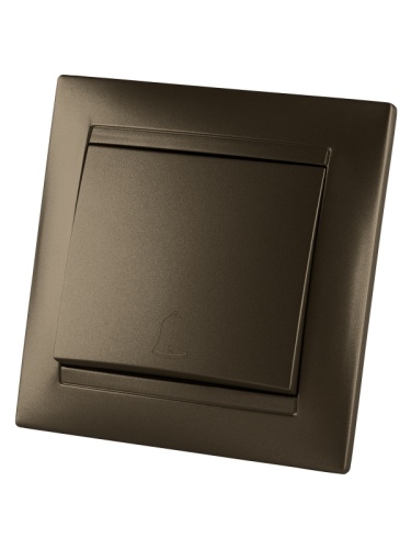 Кнопка звонковая 6А бронза Лама TDM | код SQ1815-0708 | TDM Кнопка звонковая 6А бронза Лама TDM | код SQ1815-0708 | TDM