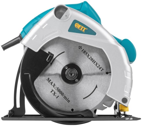 Пила дисковая 1200Вт 4500об/мин 185/20мм железная опора FIT 80403 фото 9