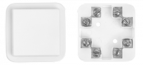 Коробка коммутационная (разветвительная) низковольтная КРН-4 на защёлках | код. 10377 | SLT