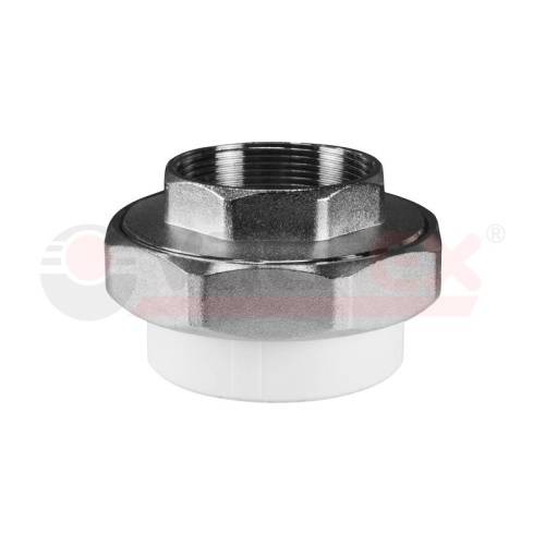 Муфта разъемная 25 х 3/4' ВР полипропиленовая PPR белая | код 10155020 | VALFEX