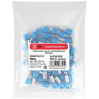 Наконечник-гильза с изолированным фланцем (упаковка 50 шт.) NO-225-94 НШвИ 16,0-12 | код Б0063414 | ЭРА