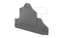 Концевой сегмент EK2.5-D2 для пружинных клемм ZK2.5(4)-D2/5,2, 2мм, темно-серый | код 1SNK705960R0000 | Entrelec