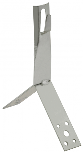 Дер. пр. кр. 6-8мм конька h=80мм нерж. сталь IEK | код ZDP80-20-4-68-80 | IEK