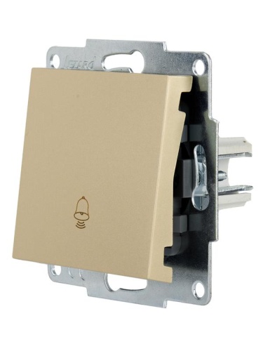 VESNA Кнопка звонка золото | код 742-3688-103 | LEZARD фото 3