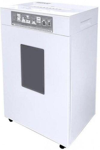 Шредер Office Kit ZeroDust s209 2x10 белый (секр.P-5) фрагменты 12лист. 42.5лтр. пл.карты | код 1737477 | OFFICE KIT