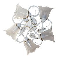 Светильник Бонни 151 бел.зол. (плафон П0472) НПБ 01-5х60-153 Е27 ИУ | код 1005404779 | Элетех