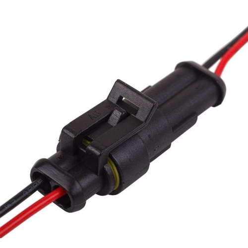 Разъем автомобильный гнездо DJ7021-1. 5-21 провод 20см 16-0312-9 фото 2