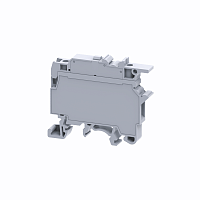 Клемма для предохранителей винтовая OptiClip CF-4-HESI-(5x20)-6,3A-(0,2-6)-серый | код 289796 | КЭАЗ