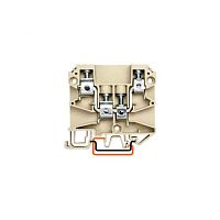 395 100, Клеммник 4-х выводной, на DIN-рейку (MR35/ MR32), 2x10/2x16 мм.кв., (бежевый), AYK 10/16 | код 0.0.0.3.95100 | KLEMSAN