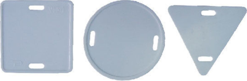 Бирка У136 жесткая треугольная | код 43Б27У136Н | ПЭМИ