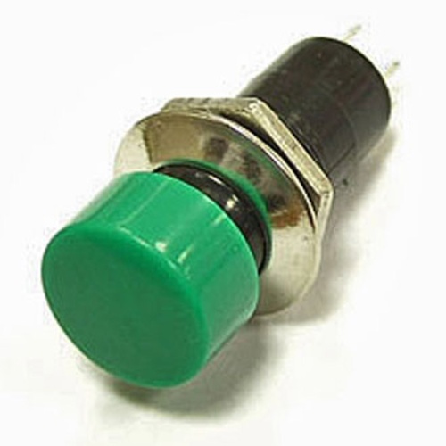 Кнопочный переключатель RUICHI PBS-16B, OFF-ON, зелёный | код 57000 | Ruichi