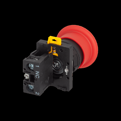 Кнопка грибовидная аварийной остановки, красная, 40 мм, возврат поворотом с фиксацией, 1NC, IP54, пластик MTB2-ES542 | код 139422 | MEYERTEC фото 4 Кнопка грибовидная аварийной остановки, красная, 40 мм, возврат поворотом с фиксацией, 1NC, IP54, пластик MTB2-ES542 | код 139422 | MEYERTEC фото 4