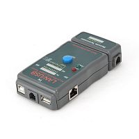 Тестер LAN Cablexpert NCT-2, 100/1000 Base-TX, для UTP, STP, RJ-11, USB-кабеля | код NCT-2 | Cablexpert