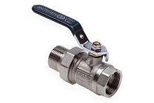 Кран шаровой со сгоном ВН 3/4 U ручка никелированный (1170) | код 01170 | AQUALINK