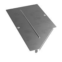 Крышка переходника левого Стандарт INOX (AISI 304) 600х400 Промрукав | код PR16.5524 | ПРОМРУКАВ