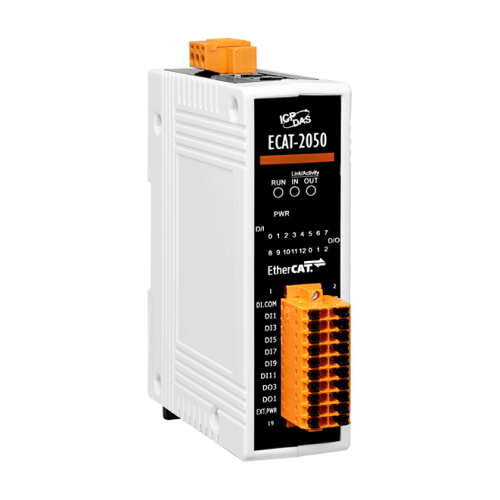 ECAT-2050 CR EtherCAT Slave I/O Module with Isolated 14-ch DI and 4-ch DO with NPN and PNP | код 00-06106658 | ICP DAS ECAT-2050 CR EtherCAT Slave I/O Module with Isolated 14-ch DI and 4-ch DO with NPN and PNP | код 00-06106658 | ICP DAS