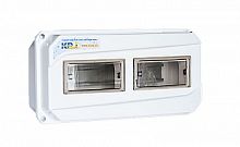 Корпус ЩРН 12 пл, 1ряд, с окошками, 167х350х111, IP55 СТАНДАРТ | код KRZMI6 | KRZMI