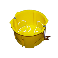 Подрозеточная коробка в стену для суппорта 45х45, желтая | код TWT-BX45x45-YL | TWT