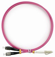 Cabeus FOP-50-OM4-LC-FC-10m Шнур оптический duplex LC-FC 50/125 mm OM4 10м LSZH | код 9156c | Cabeus