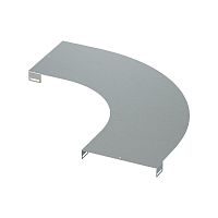Крышка на угол горизонтальный 90 градусов, осн.300, R=600мм, цинк-ламельная в комплекте с крепежными элементами и соединительными пл | код LK0036KZL | DKC