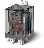 Силовое электромеханическое реле, монтаж в наконечники Faston 250 (6.3x0.8мм), 1NO 30A, контакты AgCdO (зазор ? 3мм), катушка 36В DC, степень защиты RTI, монтажный фланец, опции: нет | код 653190360300 | FINDER