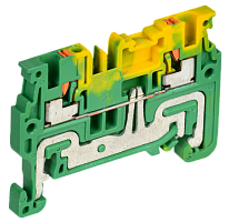 Колодка клеммная CP-PEN земля 1,5мм2 желто-зеленая IEK | код YCT21-00-K52-001 | IEK