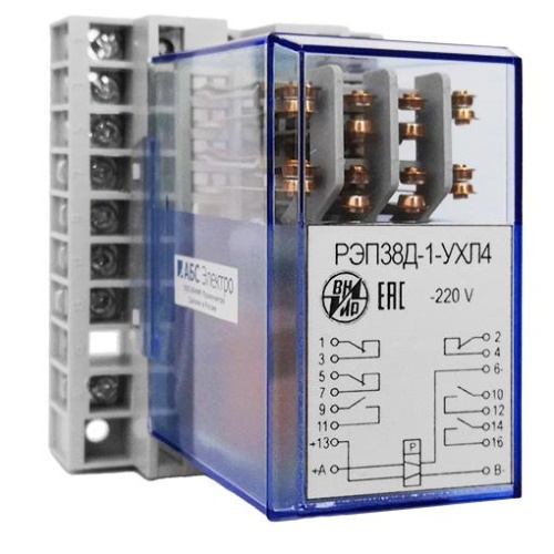 Реле промежуточное РЭП-38Д-1 48В пост. 3/3 зад. прис. | код A8120-T1730 | ВНИИР Реле промежуточное РЭП-38Д-1 48В пост. 3/3 зад. прис. | код A8120-T1730 | ВНИИР