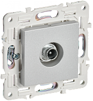 SKANDY Роз. TV проходная SK-A17S сереб. IEK | код SK-A10-P-K23 | IEK