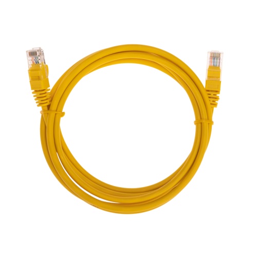 Патч-корд U/UTP, CAT 5e, RJ45-RJ45, 26AWG, LSZH, желтый, 2м REXANT | код 02-0105-2 | REXANT Патч-корд U/UTP, CAT 5e, RJ45-RJ45, 26AWG, LSZH, желтый, 2м REXANT | код 02-0105-2 | REXANT