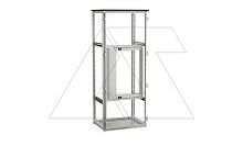 Рейка горизонтальная EUTS для крепления рамы EUTR, ширина щита 800мм, RAL7035, 2шт | код EUTS-000800 | ETA