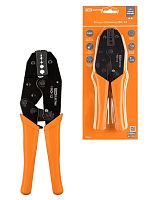 Клещи обжимные КО-12, обжим F и BNC разъемов (RG-58, RG-59, RG-62, RG-174, FO), МастерЭлектрик TDM | код SQ1001-0009 | TDM