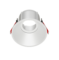 Рамка для модульного светильника FLEX 50 07 110х48 круглая встраив. утопленная поворотная RAL 9010 VARTON V1-R0-00435-10012-2000000