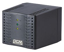 Стабилизатор напряжения TCA-2000 1000Вт 2000В.А черн. | код 808561 | POWERCOM