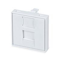 Cabeus FP-45-1M Вставка 45x45 (Mosaic) для 1 модуля формата Keystone Jack | код 7783c | Cabeus