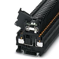 Клеммы для установки предохранителей PT 4-HESILED 24 (5X20) BU/BK | код 3211904 | PHOENIX CONTACT