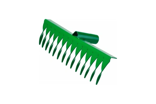 Грабли стальные 364x72 мм, 14 витых зубцов, без черенка | код 39600-14_z01 | РОСТОК